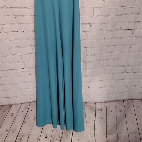 Vintage 70's Jody T of California blue maxi dress - Picture 2 of 9